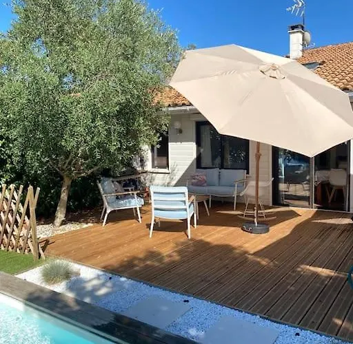 Casa de Férias Avec Piscine Au Bassin D'arcachon
